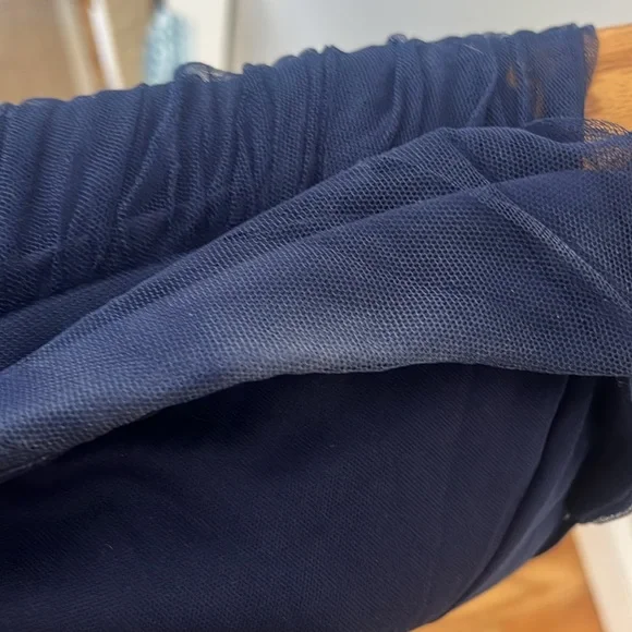 Lulus Maniju Rare Beauty Navy Tulle Backless Maxi Dress - Picture 10 of 10